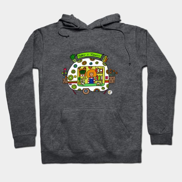 Flower power caravan! Hoodie by Mellowdays